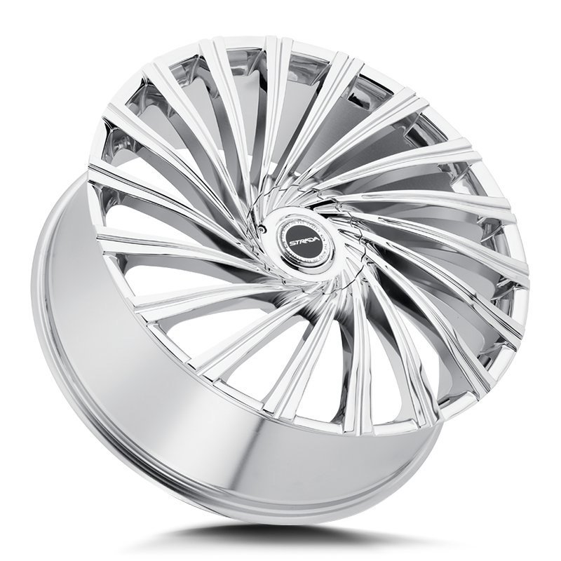STRADA S49 TORNADO 28X10 18MM BLANK CHROME | S49A00018