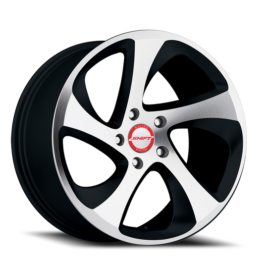 SHIFT H22 STRUT 17X8 35MM 5X114.3 GLOSS BLACK MACHINED | H22751435GBM