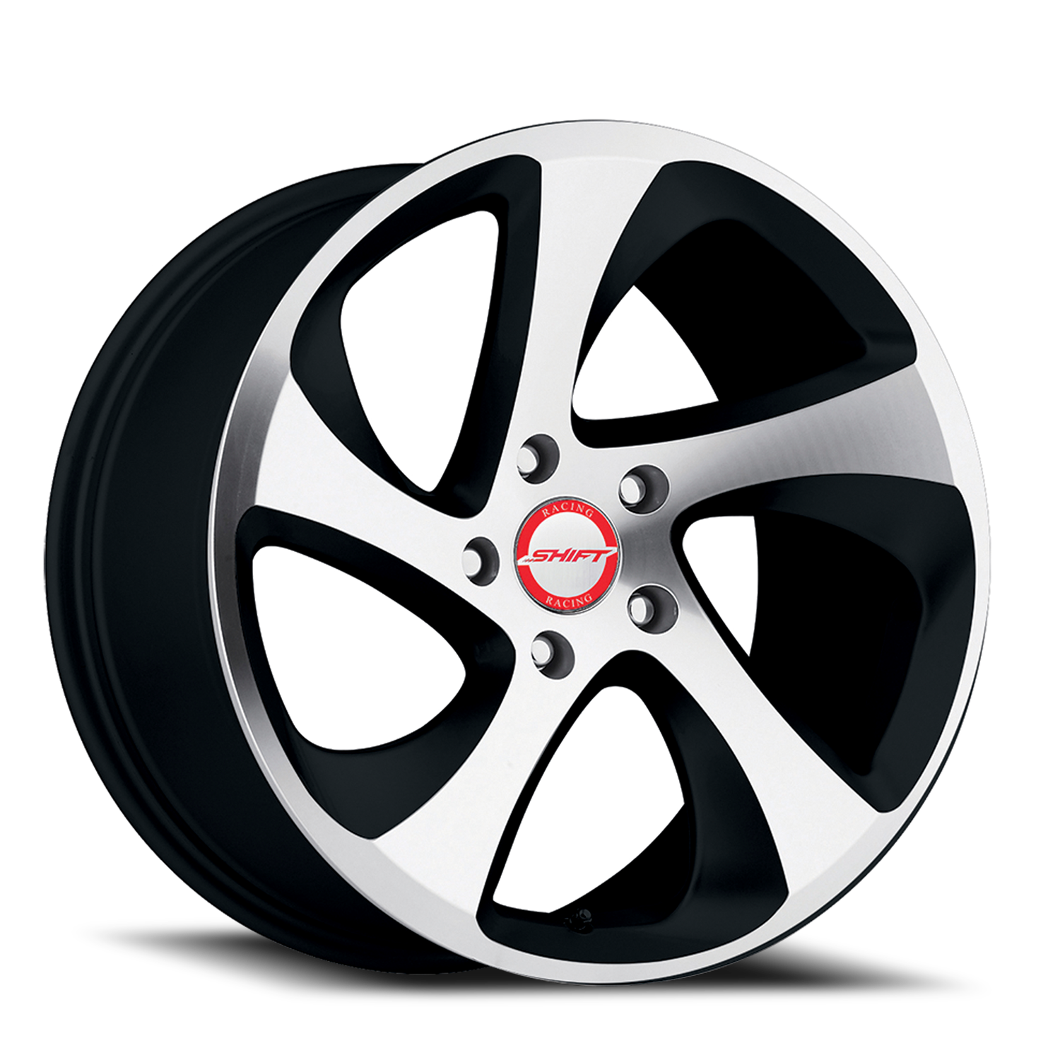 SHIFT H22 STRUT 18X8.5 35MM 5X114.3 GLOSS BLACK MACHINED | H22851435GBM