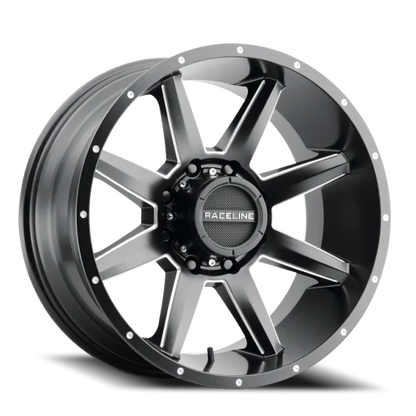 Raceline Stryker - 22x12 -44mm 5x127 Satin Wheel | 954M-221250-44