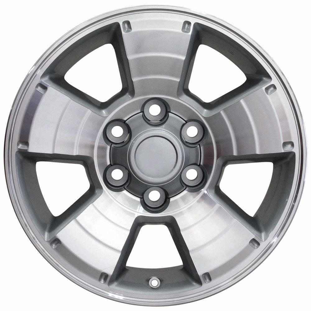 17" Replica Wheel TY09 Fits Toyota 4Runner 17x7.5 Silver Wheel