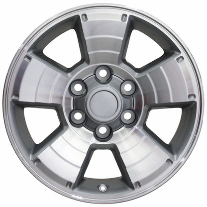 17" Replica Wheel TY09 Fits Toyota 4Runner 17x7.5 Silver Wheel