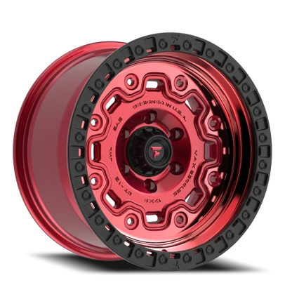 Fittipaldi Offroad Terra Series - 20x9 +18mm 8x165.1 Machined Wheel | FT100-20908165P18RTB