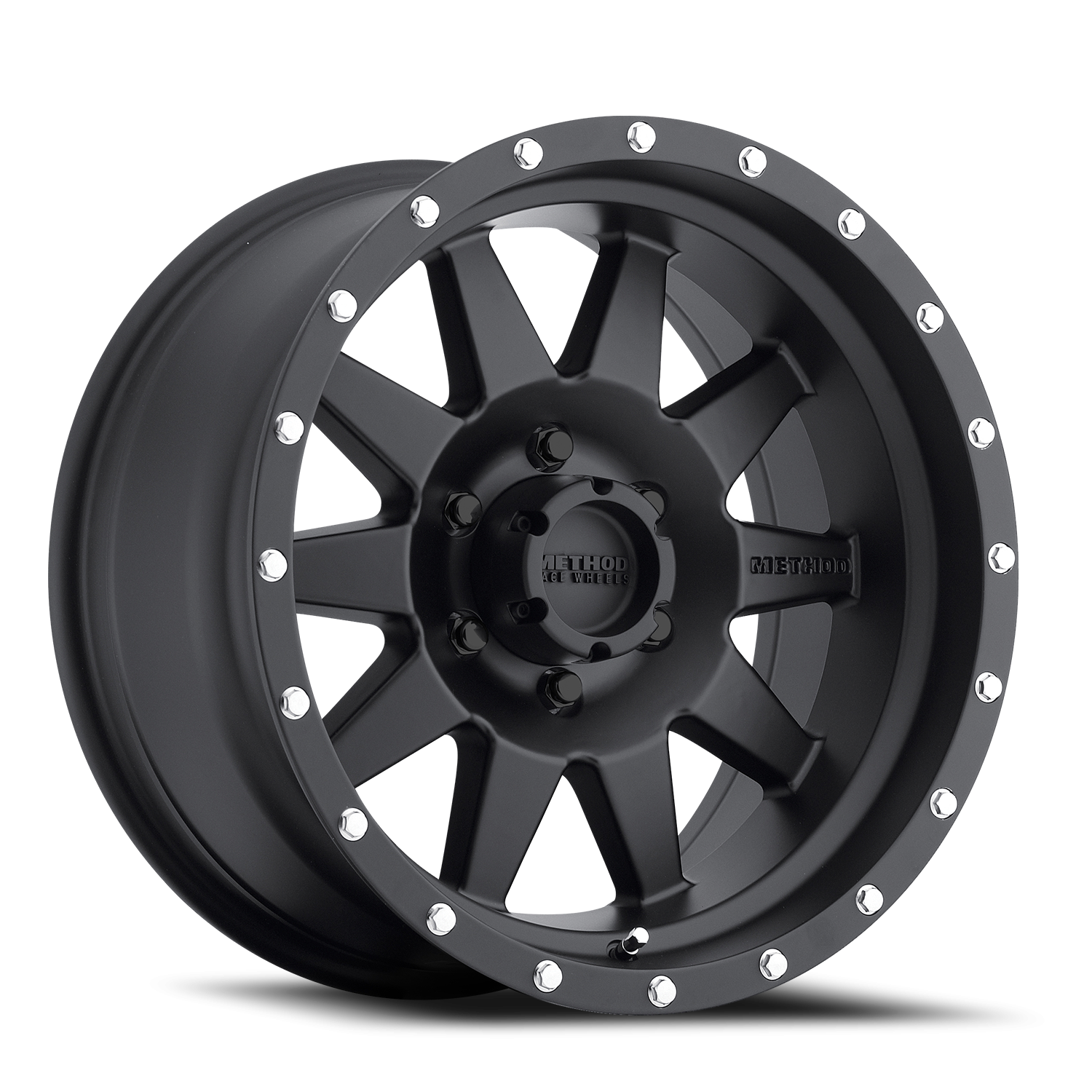 Method 301 15x7 6x139.7 (6x5.5) -6mm The Standard Matte Black MR30157060506N