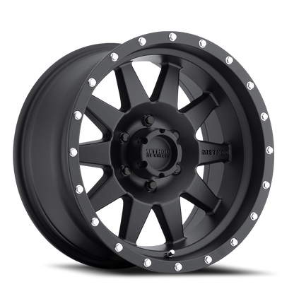 Method 301 17x8.5 6x114.3 (6x4.5) 25mm The Standard Matte Black MR30178564525