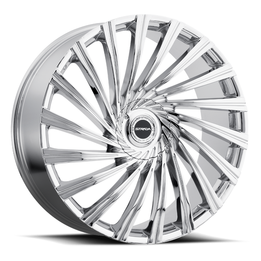 STRADA S49 TORNADO 24X10 15MM 5X115/5X120 CHROME | S49450115