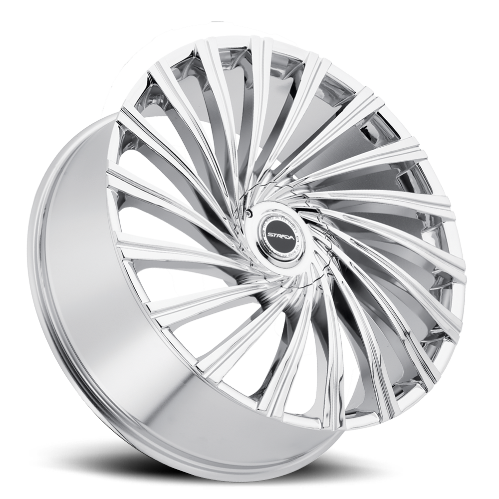 STRADA S49 TORNADO 22X9.5 13MM 5X115/5X120 CHROME | S49250115