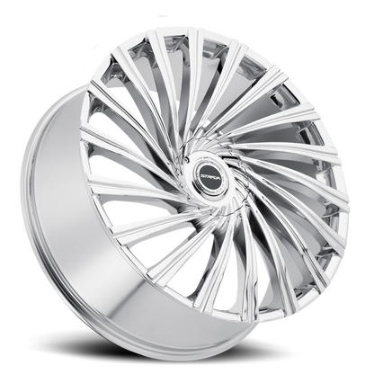 STRADA S49 TORNADO 24X10 15MM 5X115/5X120 CHROME | S49450115