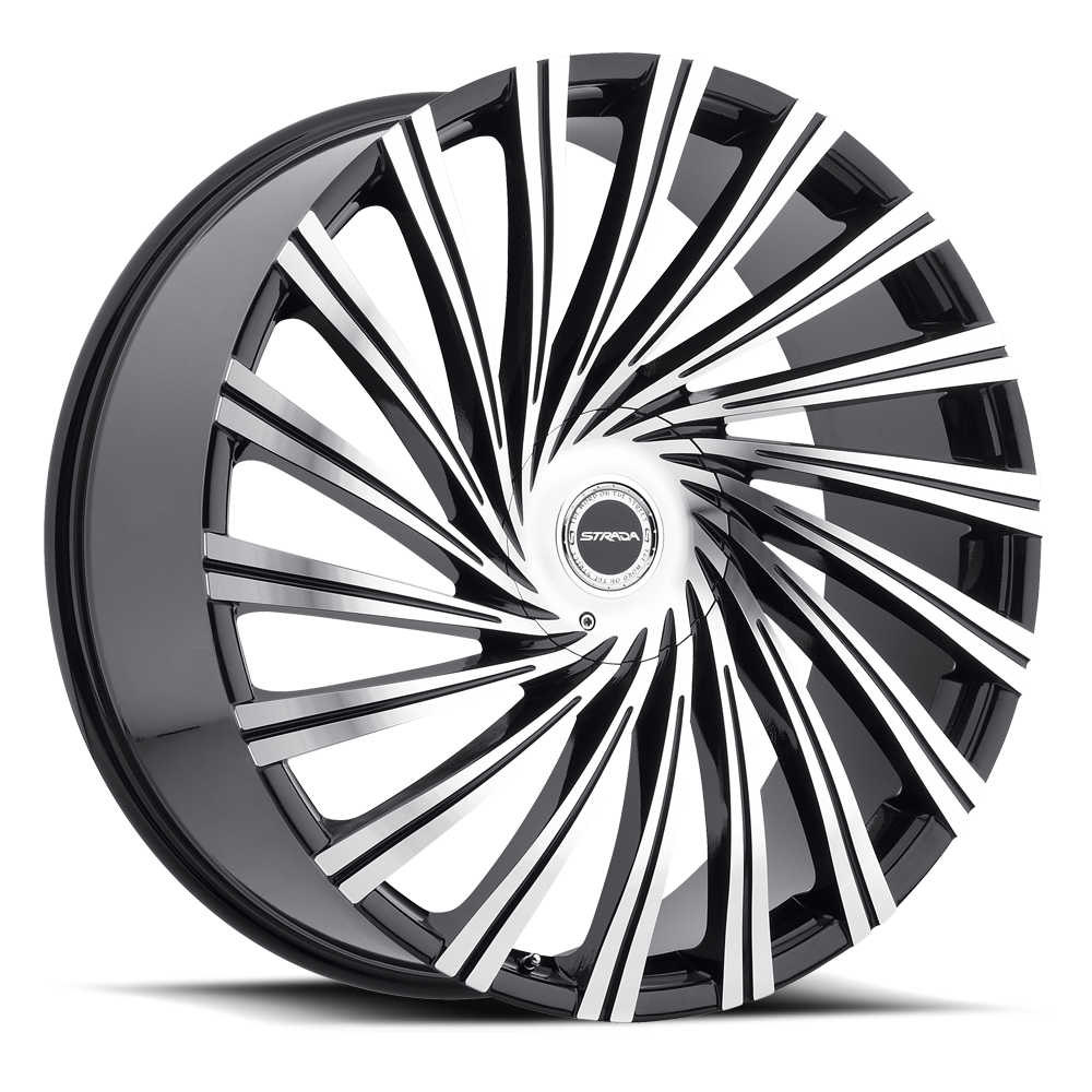 STRADA S49 TORNADO 28X10 30MM 6X135/6X139.7 GLOSS BLACK MACHINED | S49A60730GBM