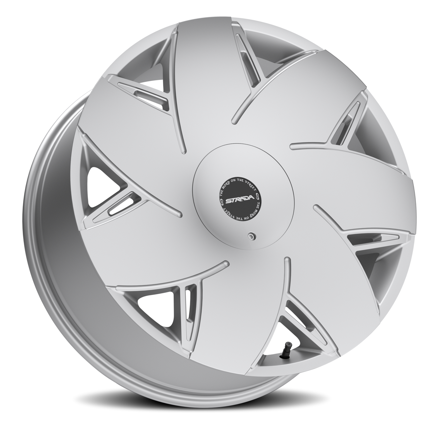 STRADA S67 TURBINA 24X9.5 15MM 5X115/5X120 BRUSHED FACE SILVER | S6749551615BFS
