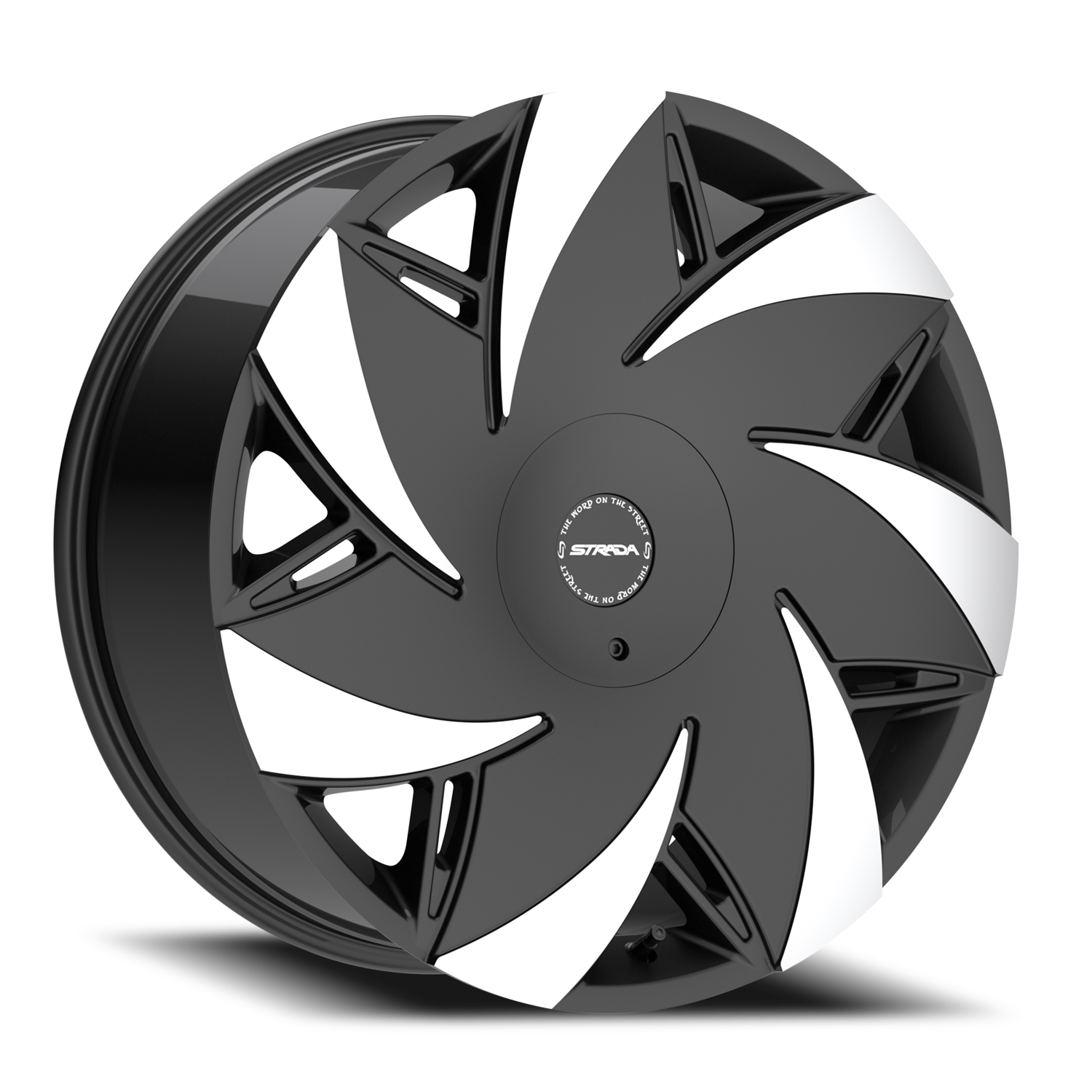 STRADA S67 TURBINA 22X9 24MM 6X135/6X139.7 GLOSS BLACK MACHINED TIPS | S6729060724GBMT
