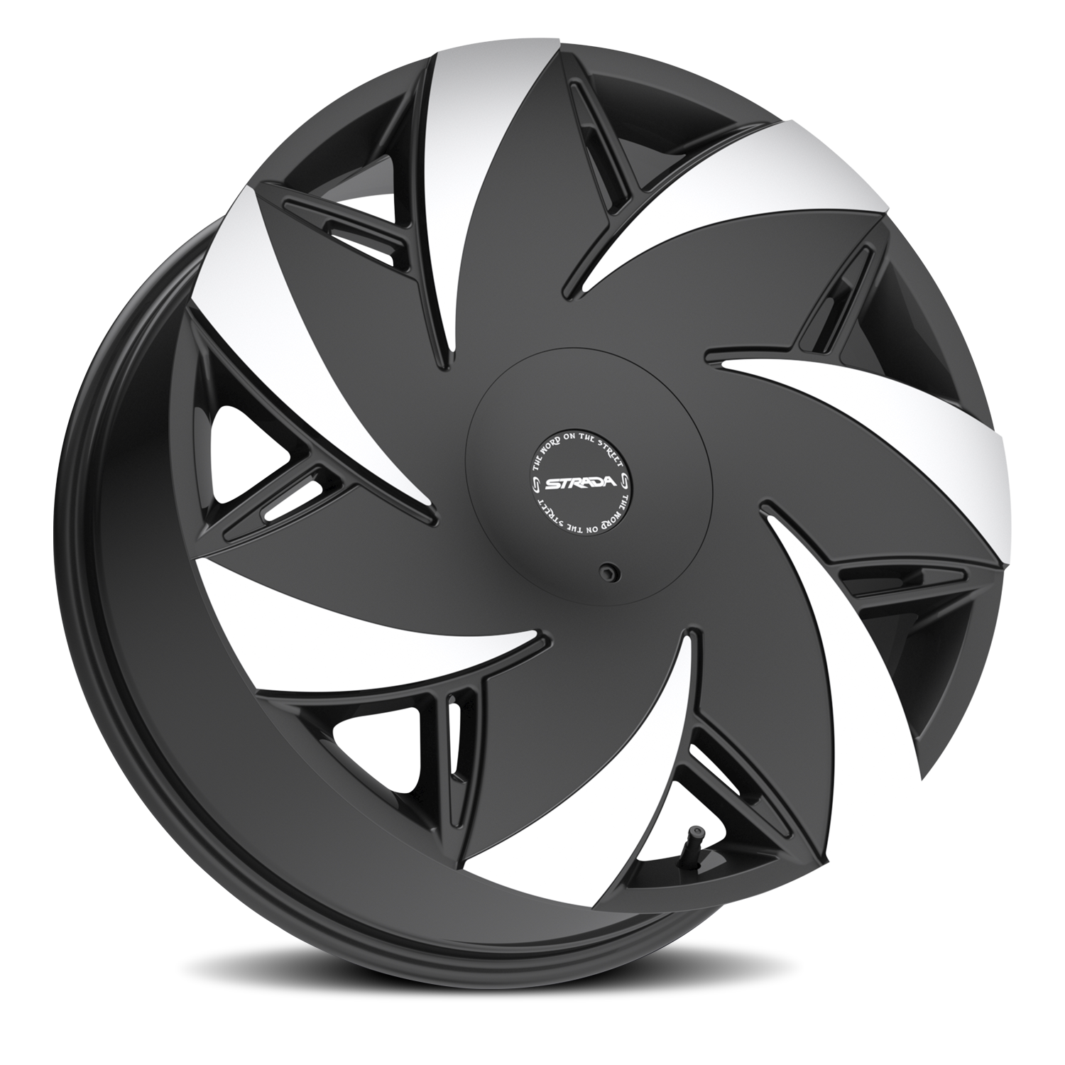 STRADA S67 TURBINA 22X9 24MM 6X135/6X139.7 GLOSS BLACK MACHINED TIPS | S6729060724GBMT