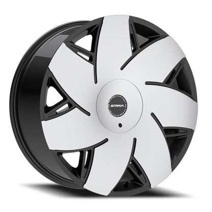 STRADA S67 TURBINA 22X9 35MM 5X112/5X115 GLOSS BLACK MACHINED | S6729050235GBM