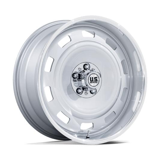 US MAG 1PC UC143 SCOTTSDALE 20X8.5 1 6X139.7 SILVER W/ DIAMOND CUT LIP