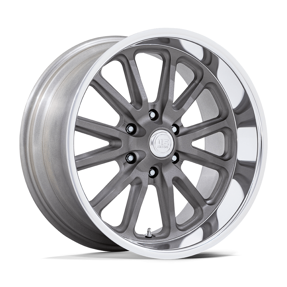 US MAG 1PC UC145 RAMBLER 6 20x8 1 6x139.7 MATTE GUNMETAL DIAMOND CUT LIP