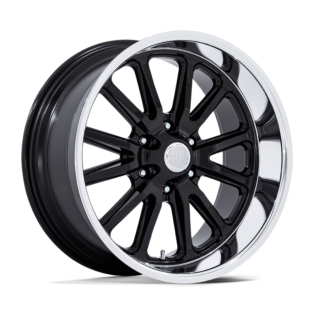 US MAG 1PC UC145 RAMBLER 6 20x9.5 1 6x139.7 GLOSS BLACK DIAMOND CUT LIP