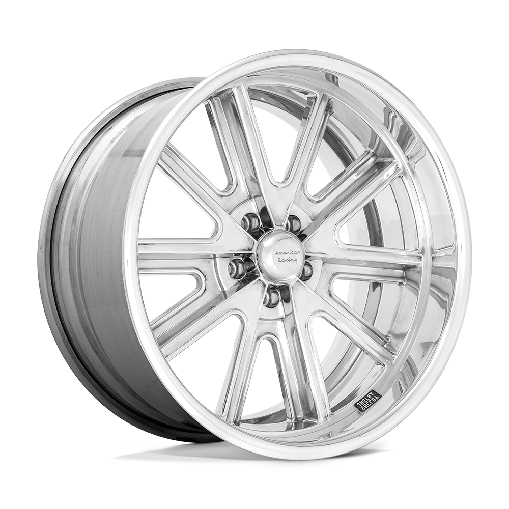 American Racing Vintage VN407 COBRA - 17x7 38mm 5x114.3 TWO-PC POLISHED POLISH BARREL Wheel | VN407P796555