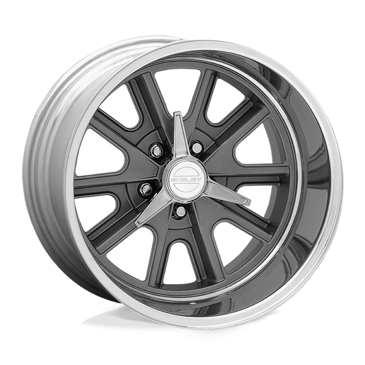 American Racing Vintage VN427 SHELBY COBRA - 17x8 0mm 5x120.65 TWO-PC MAG GRAY POLISH BARREL Wheel | VN42717806145