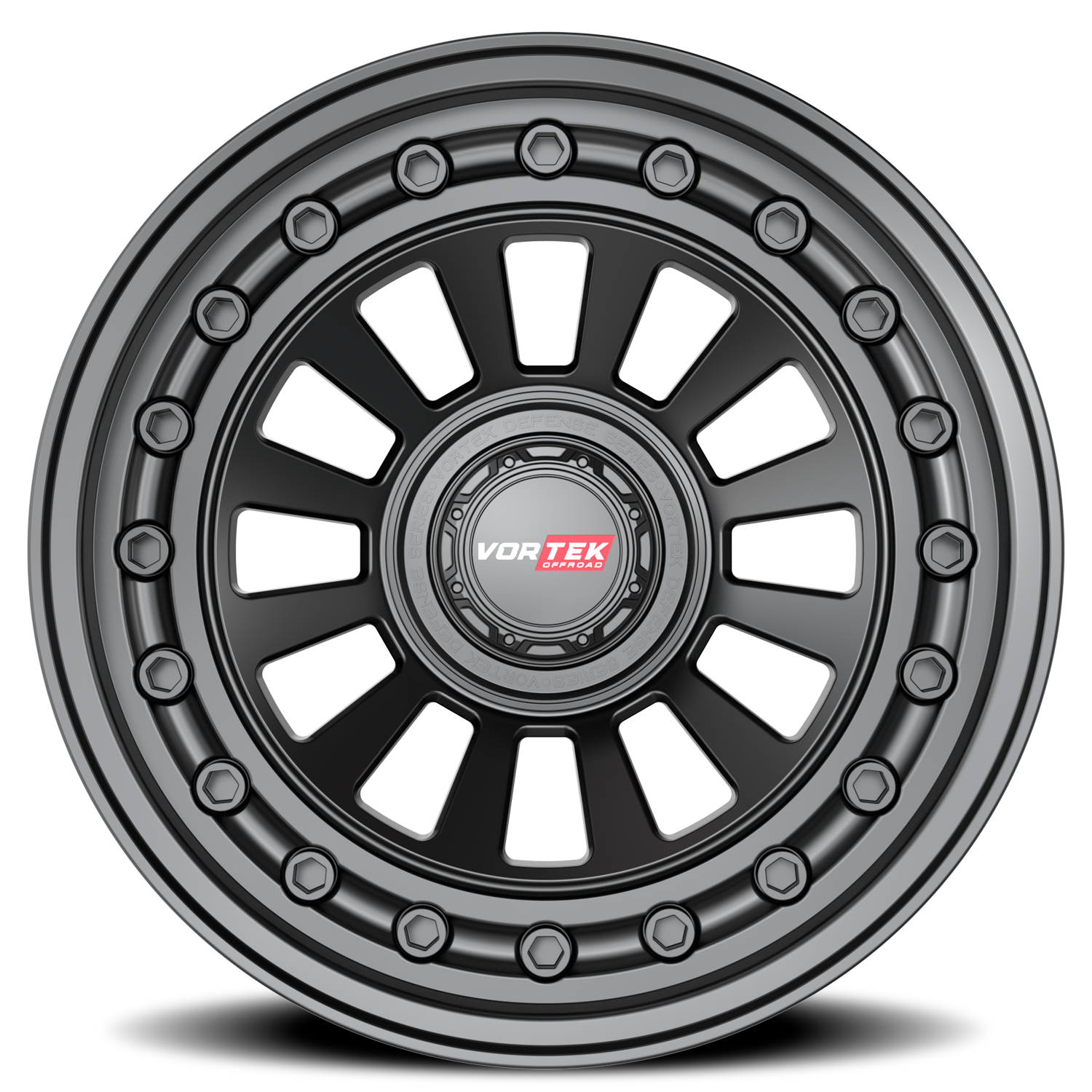 VORTEK VRD-702 17X9 -12 5X127/5X139.7 MATTE BLACK