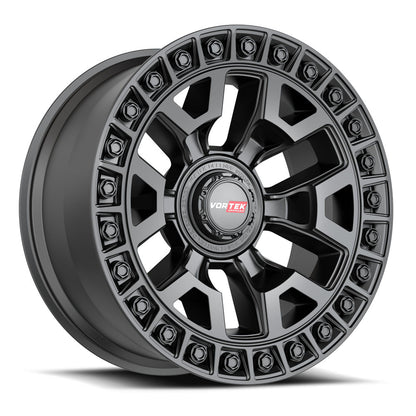 VORTEK VRD-704 22X10 -18 BLANK MATTE BLACK