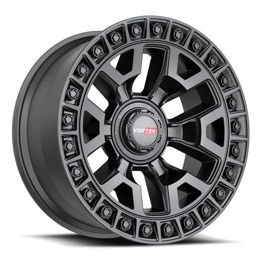 VORTEK VRD-704 22X10 -18 BLANK MATTE BLACK