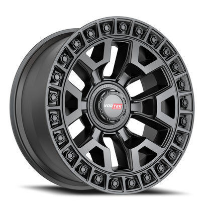 VORTEK VRD-704 17X9 -12 6X135/6X139.7 MATTE BLACK
