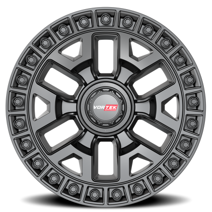 VORTEK VRD-704 17X9 -12 6X135/6X139.7 MATTE BLACK