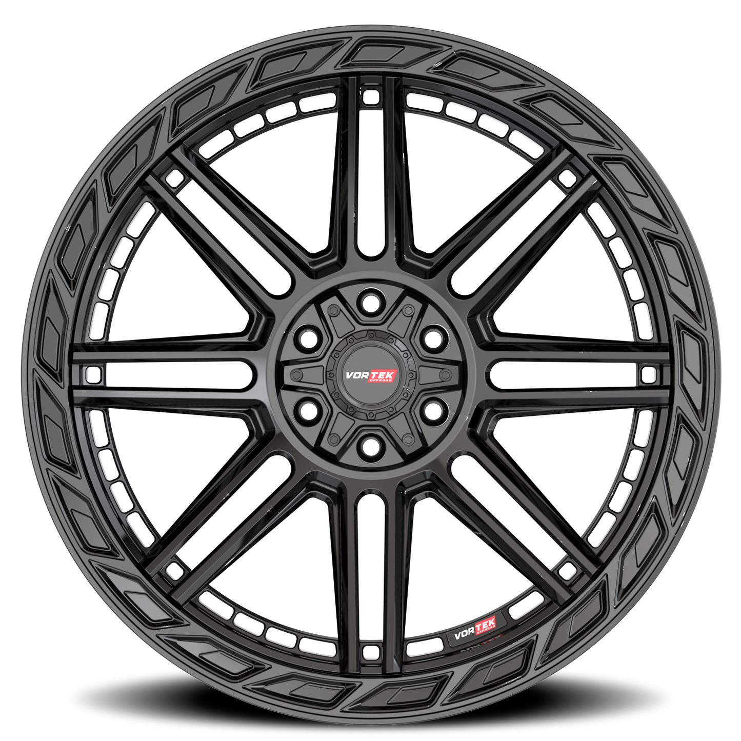 VORTEK VRP-501 20X10 -18 6X135/6X139.7 GLOSS BLACK