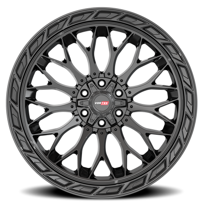 VORTEK VRP-503 24X11 -24 6X135/6X139.7 GLOSS BLACK