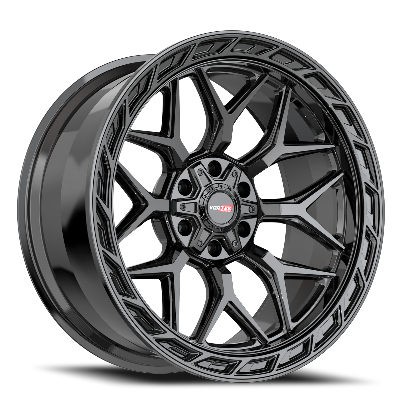 VORTEK VRP-504 20X10 -18 5X127/5X139.7 GLOSS BLACK