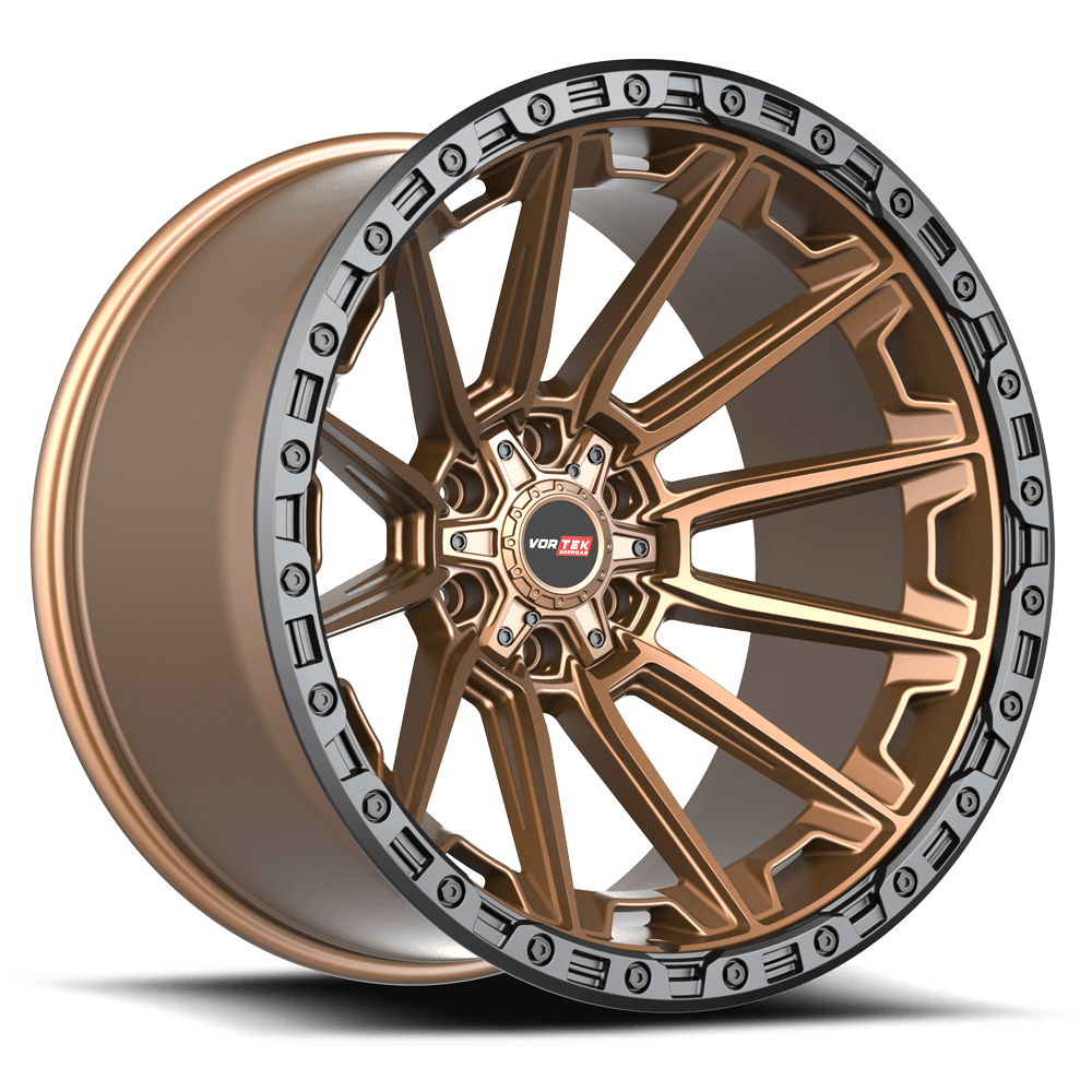 Vortek VRT-601-R 17x9 12 6x135/6x139.7 Matte Bronze With Black Bead Ring 6011795712MZBR-R