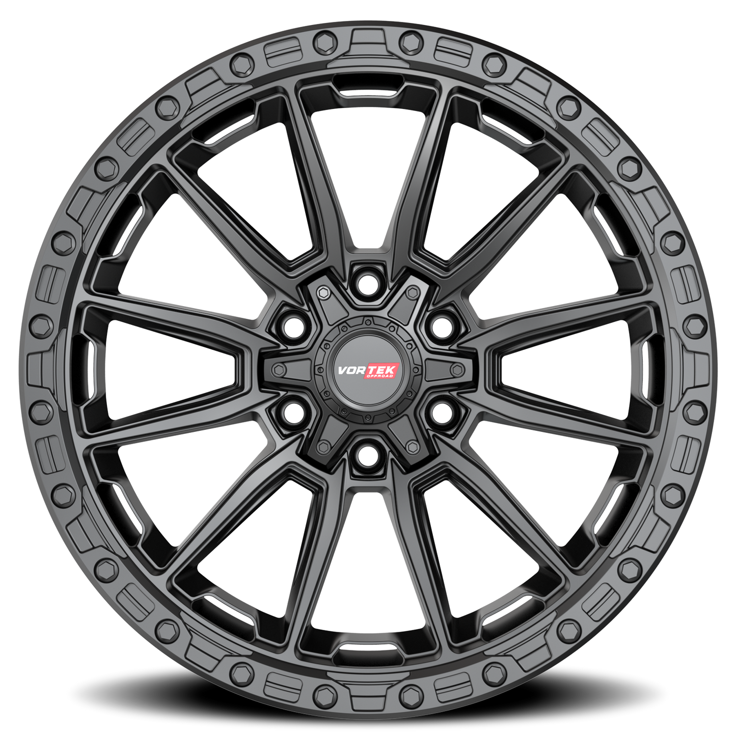 VORTEK VRT-601 22X10 -24 6X135/6X139.7 MATTE BLACK