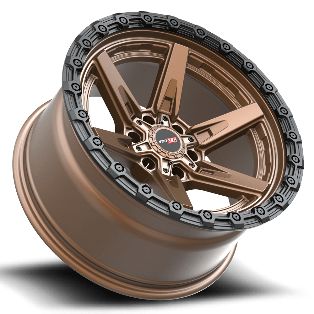 Vortek VRT-602-R 17x9 -12 6x135/6x139.7 Matte Bronze With Black Bead Ring 60217957-12MZBR-R