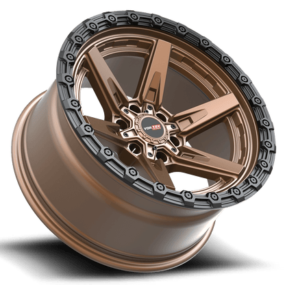Vortek VRT-602-R 17x9 -12 6x135/6x139.7 Matte Bronze With Black Bead Ring 60217957-12MZBR-R