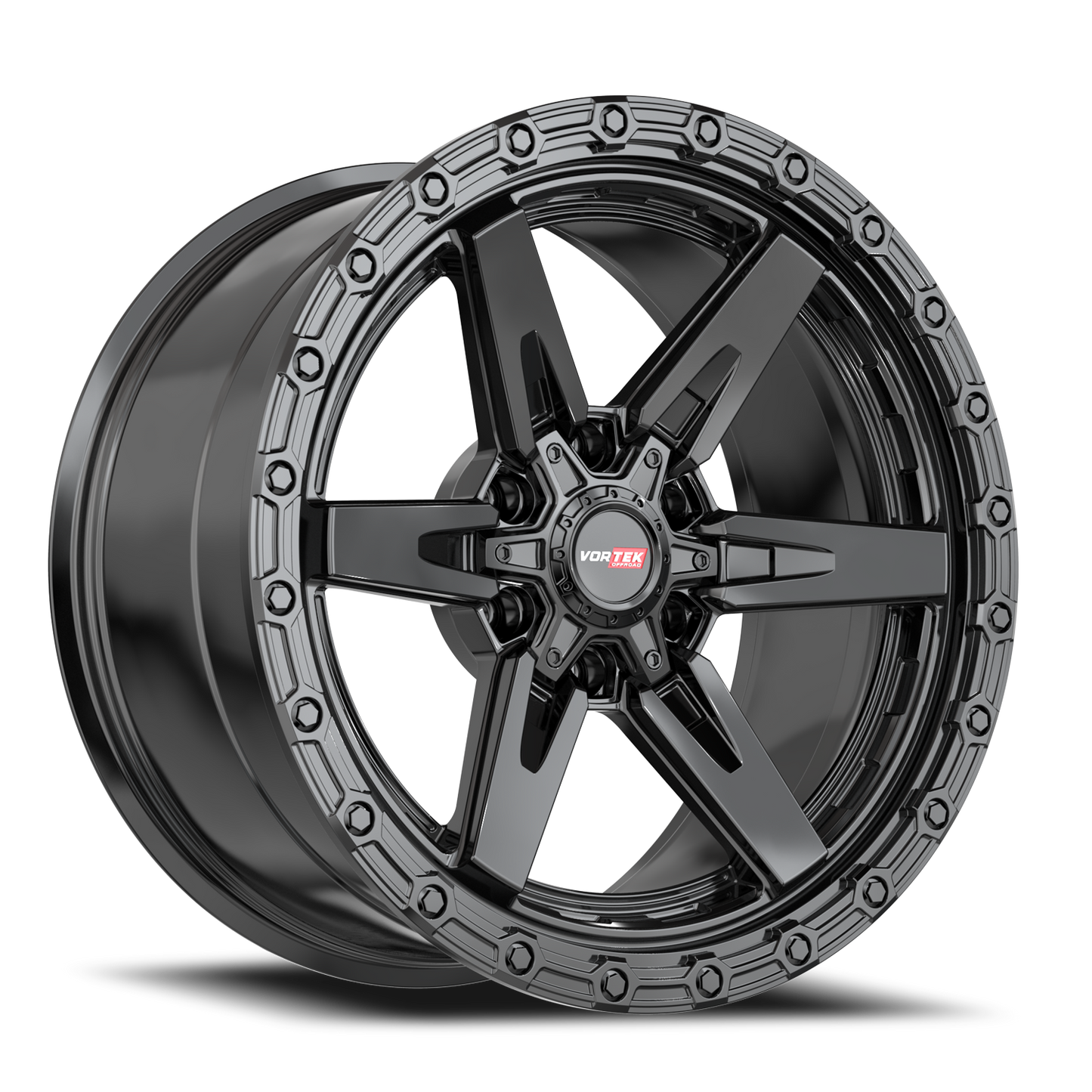 VORTEK VRT-602 17X9 -12 6X135/6X139.7 SATIN BLACK
