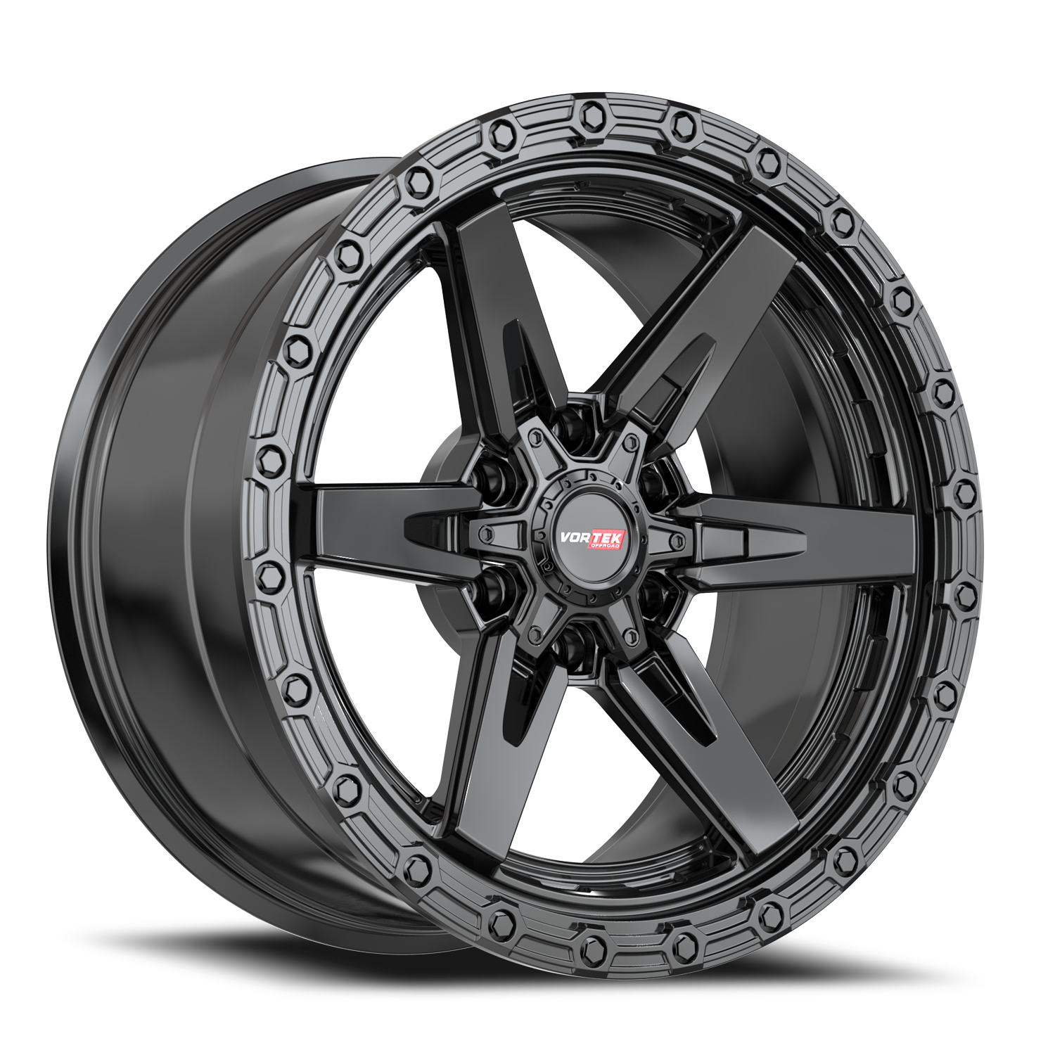 VORTEK VRT-602 20X9 12 6X135/6X139.7 SATIN BLACK