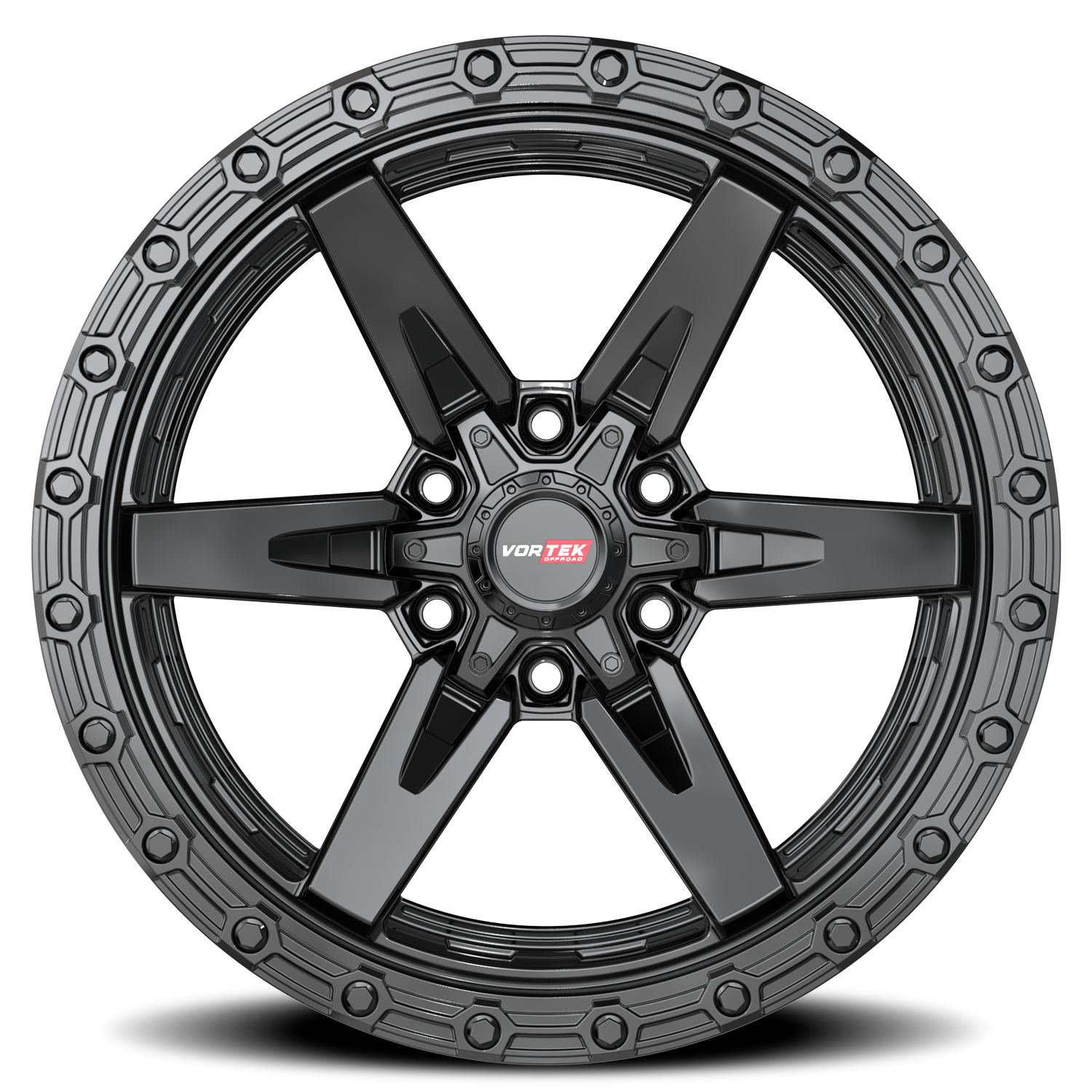VORTEK VRT-602 17X9 -12 6X135/6X139.7 SATIN BLACK