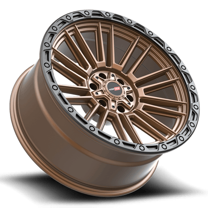 VORTEK VRT-604 20X9.5 0 5X139.7/5X150 MATTE BRONZE WITH BLACK BEAD RING