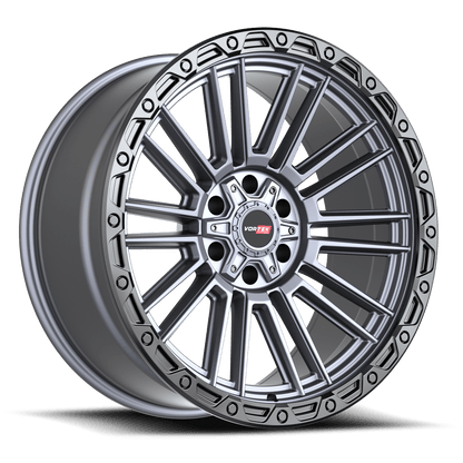 VORTEK VRT-604 18X9 18 5X139.7/5X150 MATTE TITANIUM WITH BLACK BEAD RING