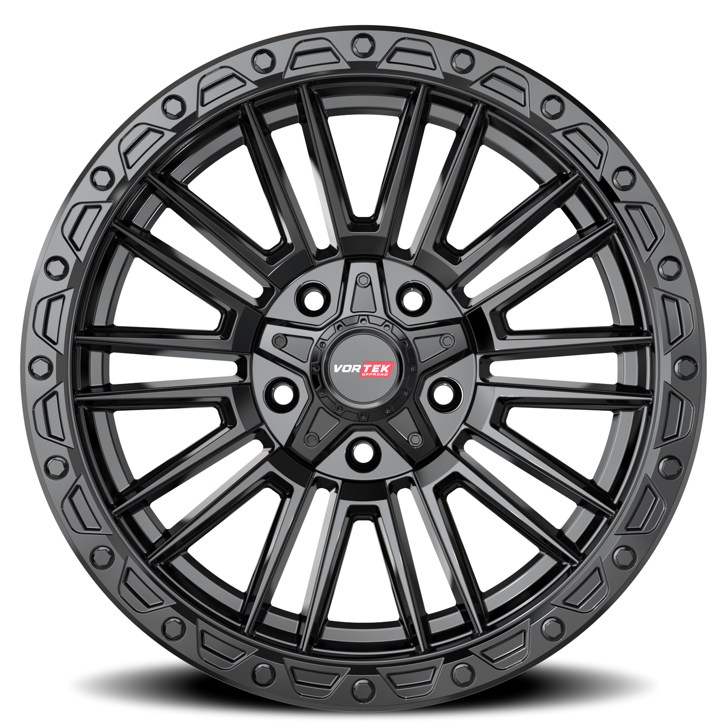 VORTEK VRT-604 17X9 -12 5X127/5X139.7 SATIN BLACK