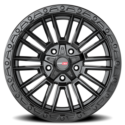 VORTEK VRT-604 17X9 -12 5X127/5X139.7 SATIN BLACK