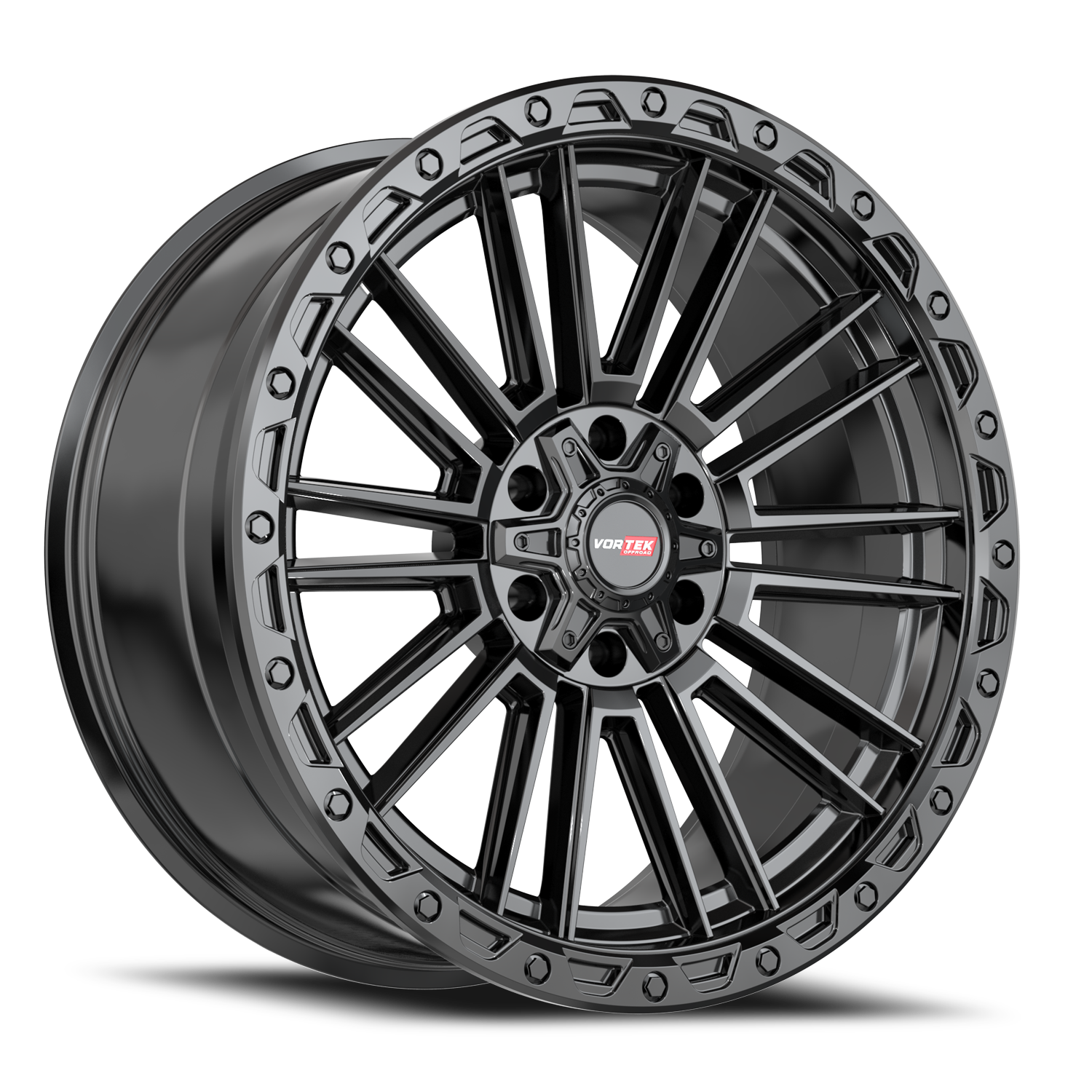 VORTEK VRT-604 17X9 12 6X135/6X139.7 SATIN BLACK