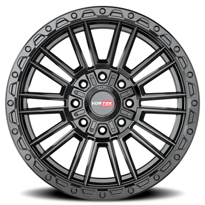 VORTEK VRT-604 20X9.5 0 8X165.1/8X170 SATIN BLACK