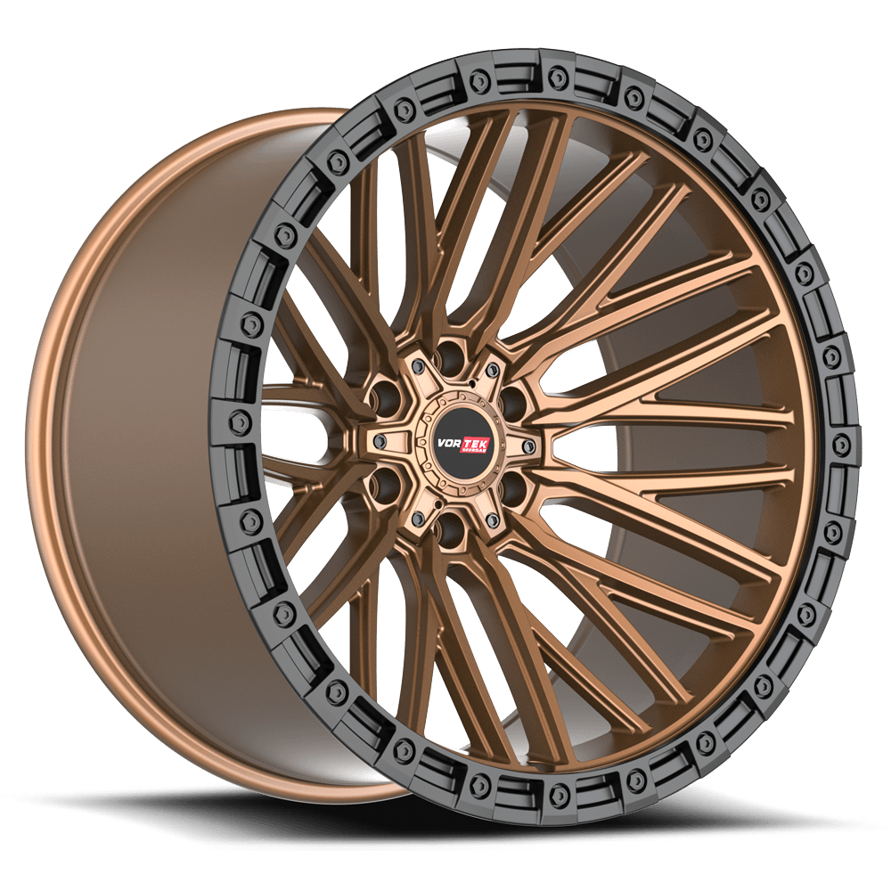 Vortek VRT-608-R 17x9 0 6x135/6x139.7 Matte Bronze With Black Bead Ring 608179570MZBR-R
