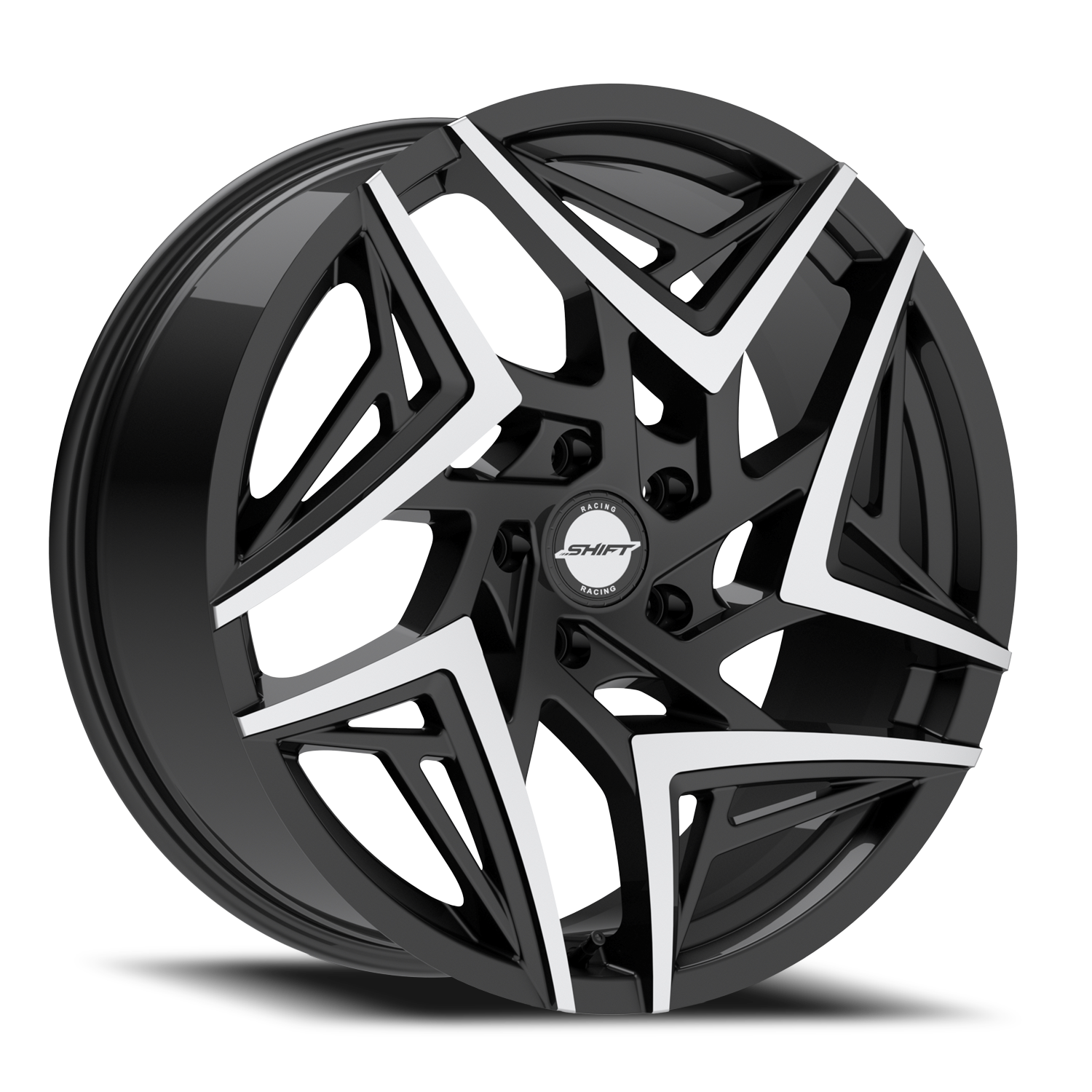 SHIFT H36 VALVE 20X8.5 35MM 5X120 GLOSS BLACK MACHINED TIPS | H3608552035GBMT