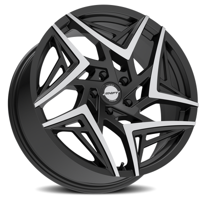 SHIFT H36 VALVE 20X8.5 35MM 5X120 GLOSS BLACK MACHINED TIPS | H3608552035GBMT