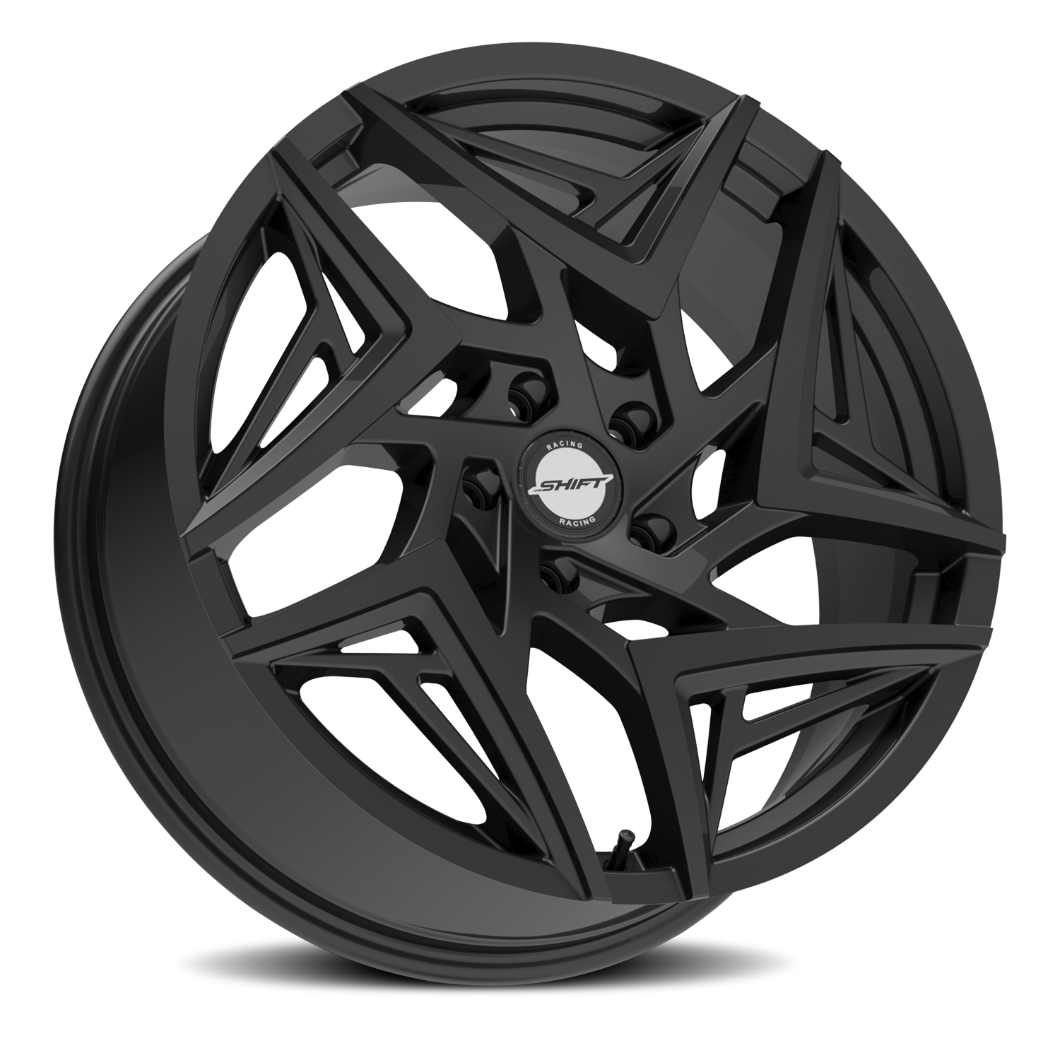 SHIFT H36 VALVE 20X8.5 35MM 5X114.3 ALL GLOSS BLACK | H3608551435GB