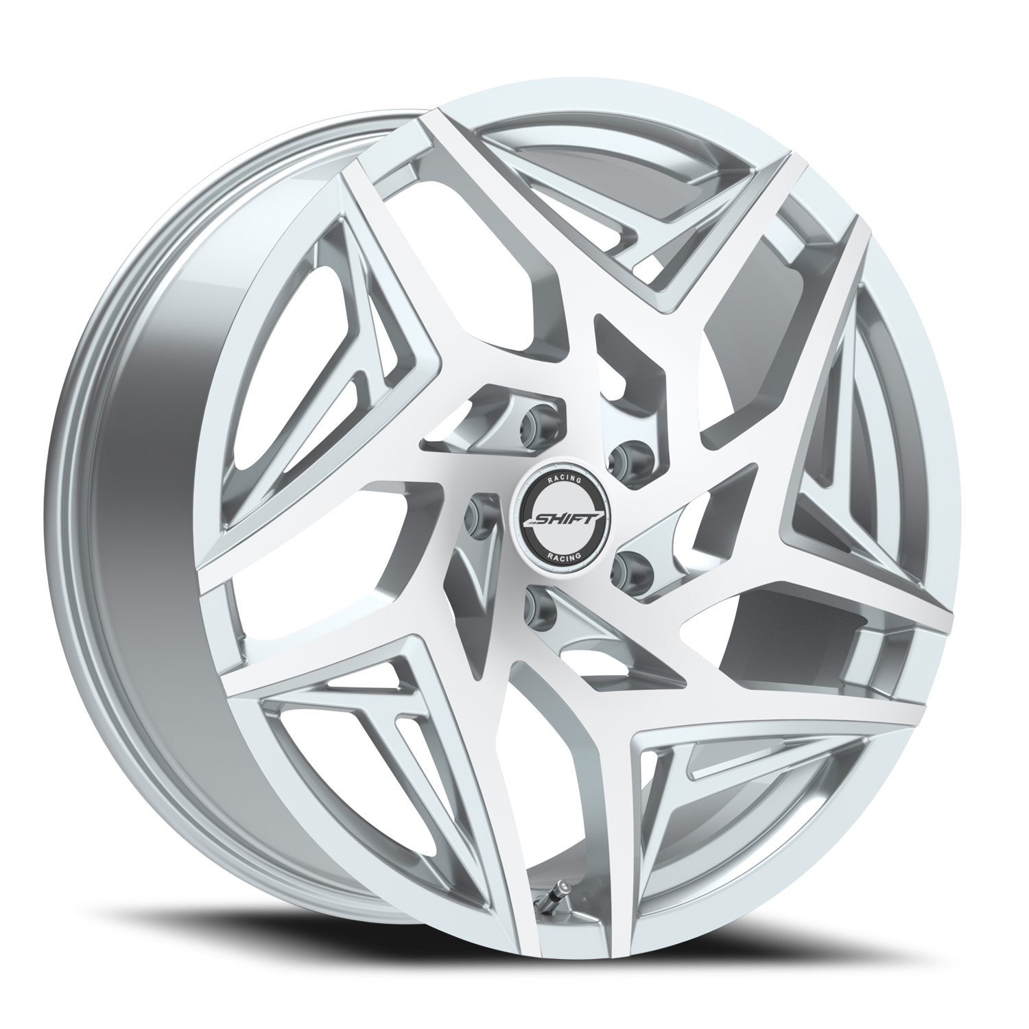 SHIFT H36 VALVE 18X8.5 35MM 5X112/5X112 SILVER MACHINED | H3688551235SM