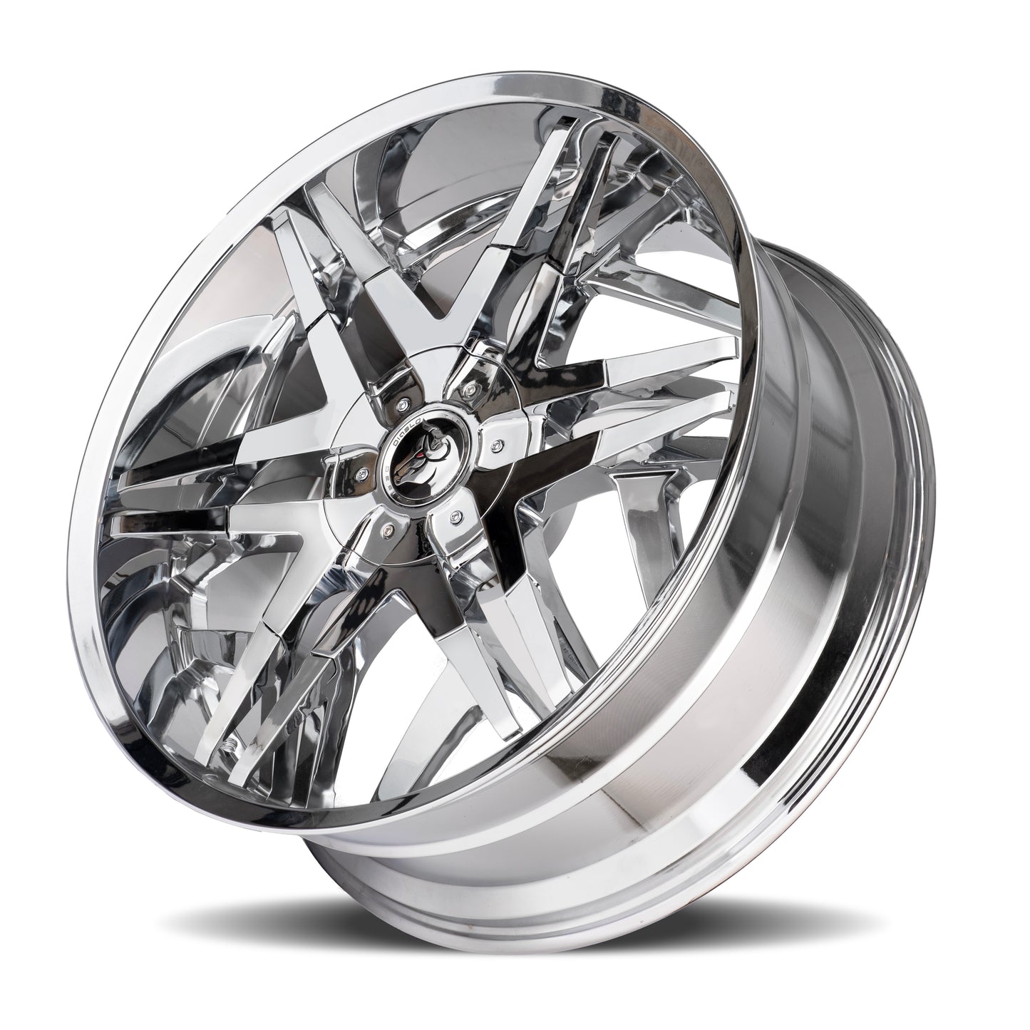 DIABLO TURBINE 24x10 Blank 12mm Chrome TURB-241BLNK1278
