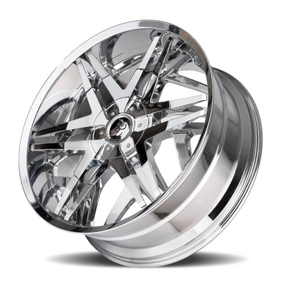 DIABLO TURBINE 24x10 Blank 12mm Chrome TURB-241BLNK1278